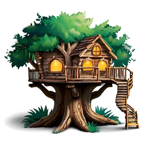Treehouse Fantasy PNG 46