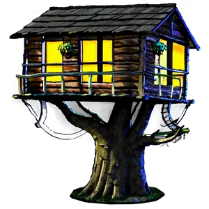 Treehouse Fantasy PNG Etb47