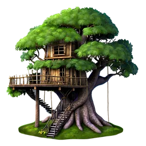 Treehouse Fantasy PNG Roa52