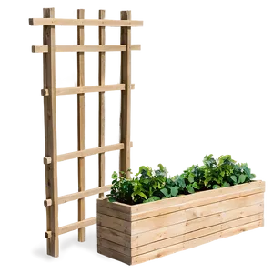 Trellis And Planter Combo Png 06282024 PNG image