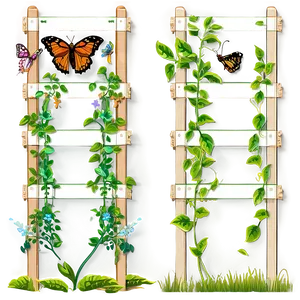 Trellis For Butterfly Gardens Png 06282024 PNG image