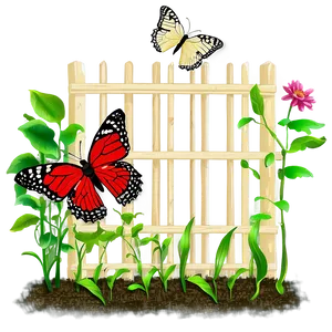 Trellis For Butterfly Gardens Png 75 PNG image