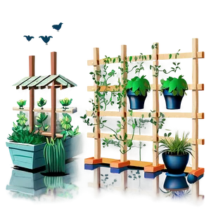 Trellis For Herb Gardens Png Nfo56 PNG image