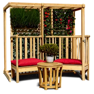 Trellis With Seating Area Png 68 PNG image