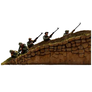 Trench Warfare Battlefield PNG Cpm PNG