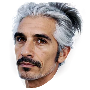 Trendy Gray Hair Png Bql PNG image