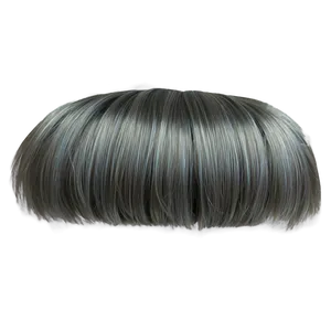 Trendy Gray Hair Png Qes74 PNG image