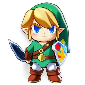 Tri Force Heroes Link PNG Wus PNG