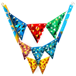 Triangle Banner For Special Occasions Png 06272024 PNG image