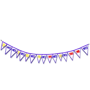 Triangle Banner For Welcome Home Celebration Png 86 PNG image