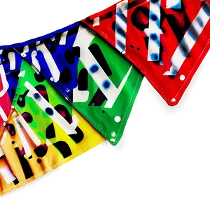 Triangle Banner With Letters Png 06272024 PNG image