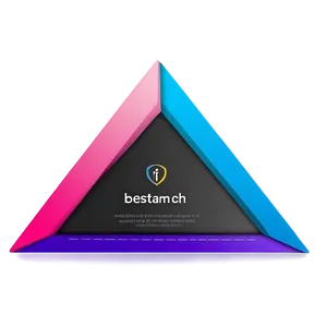 Triangle Infographic Template PNG Pks61