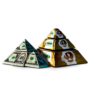 Triangle Money Pyramid PNG Ddf PNG