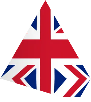Triangular Union Jack Design