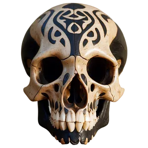 Tribal Animal Skull Tattoo Png Lql PNG image