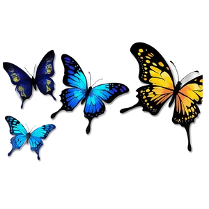 Tribal Butterflies PNG 22