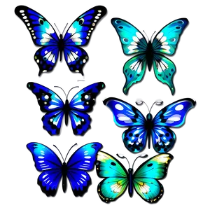 Tribal Butterflies PNG 27