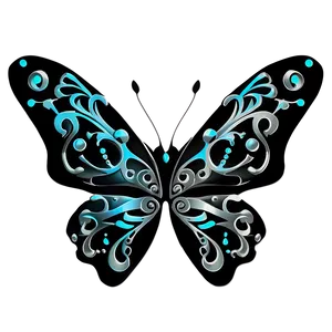 Tribal Butterfly Tattoo PNG 06262024 PNG