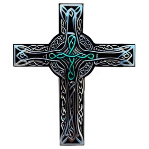 Tribal Celtic Cross PNG 1