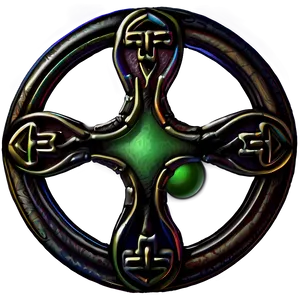 Tribal Celtic Cross PNG 48