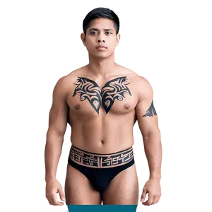 Tribal Chest Tattoo Inspiration Png 61 PNG image