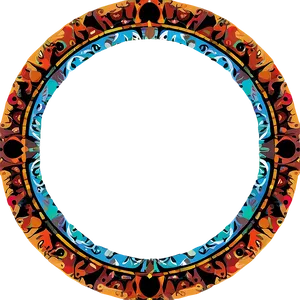 Tribal Circle Frame PNG Guh PNG