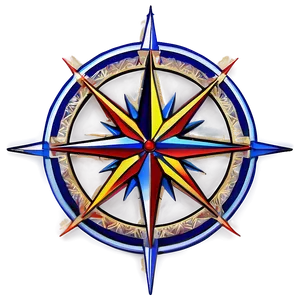 Tribal Compass Rose Symbol Png 05252024 PNG image