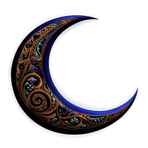 Tribal Crescent Moon Png Gnf93 PNG image