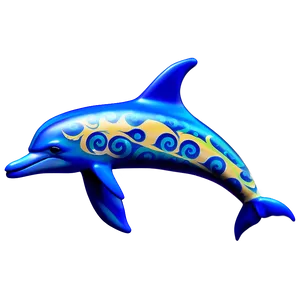 Tribal Dolphin Png 05062024 PNG image