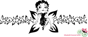 Tribal Fairy Tattoo Design PNG image