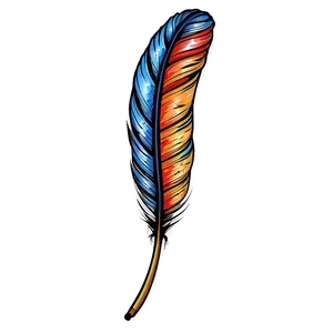 Tribal Feather Tattoo Design Png 05042024 PNG image