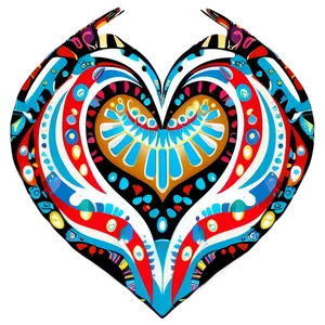 Tribal Heart Clipart PNG Odh81 PNG