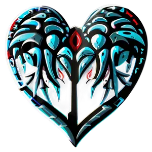 Tribal Heart Vector PNG 87 PNG