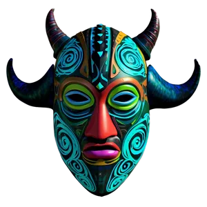 Tribal Mask Horns Png 71 PNG image