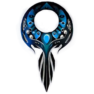 Tribal Neck Tattoo Art PNG Cjt