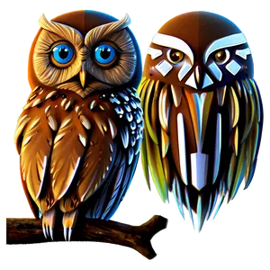 Tribal Owl Png 05062024 PNG image