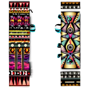 Tribal Page Divider Png 06272024 PNG image