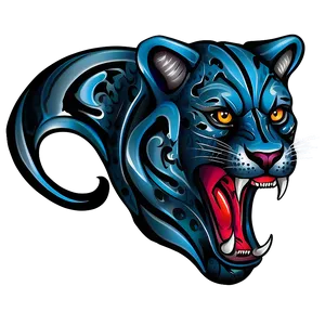 Tribal Panthers Tattoo Design PNG Iau10 PNG