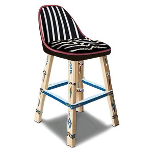 Tribal Pattern Barstool PNG 06282024 PNG