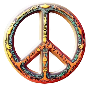 Tribal Peace Sign Png 05252024 PNG image