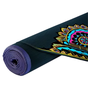 Tribal Print Yoga Mat Png Kme PNG image