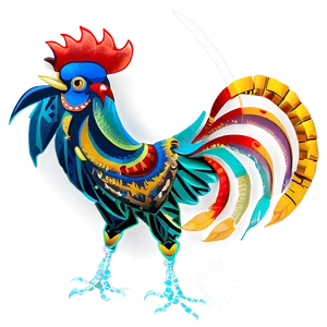 Tribal Rooster Symbol PNG Cgm