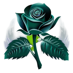 Tribal Rose Vector PNG 64