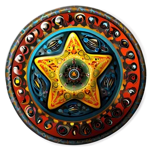 Tribal Rounded Star Png 41 PNG image