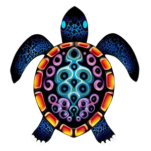 Tribal Sea Turtle Tattoo Png 5 PNG image