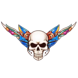Tribal Skull Tattoo Png C PNG image