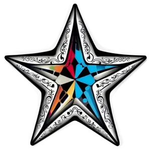 Tribal Star Tattoo Png Ktn83 PNG image