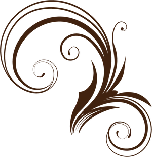 Tribal Swirl Tattoo Design PNG image