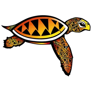 Tribal Turtle Tattoo Design Png 05232024 PNG image