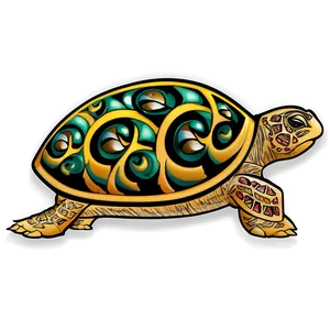 Tribal Turtle Tattoo Design Png New8 PNG image